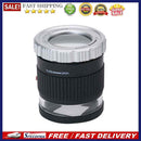 30X Adjustable Handheld Cylindrical Magnifier LED UV Jewelry Money Glass Loupe