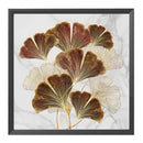 Ginkgo Leaf Stamped Cross Stitch Kits 11CT Printed Embroidery DIY Handmade Cr