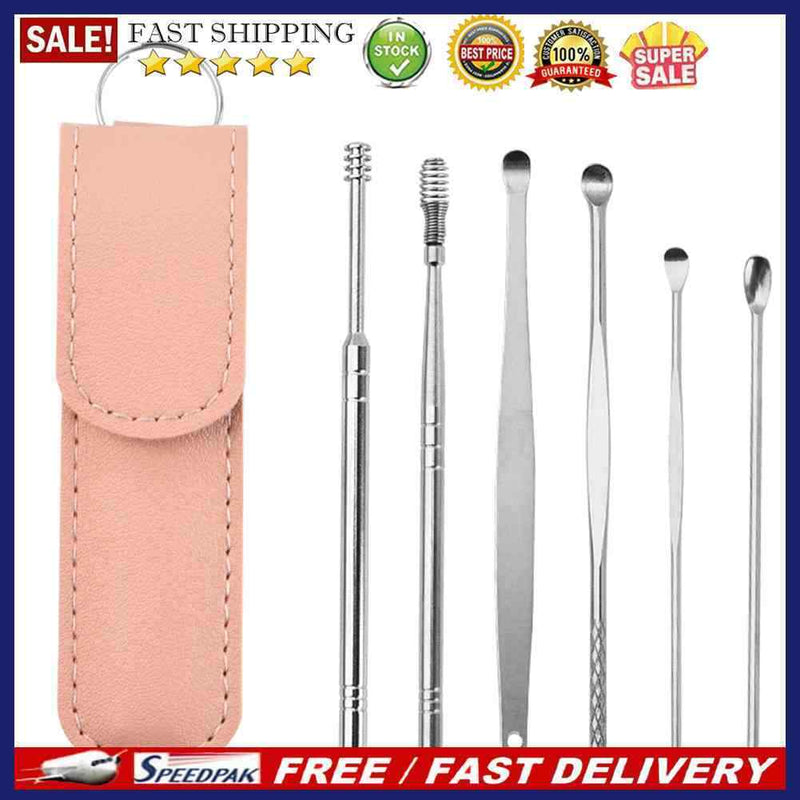 Multifunctional Anti-Itch Earwax Remover Ear Clean Tool Kit Gift for Adults