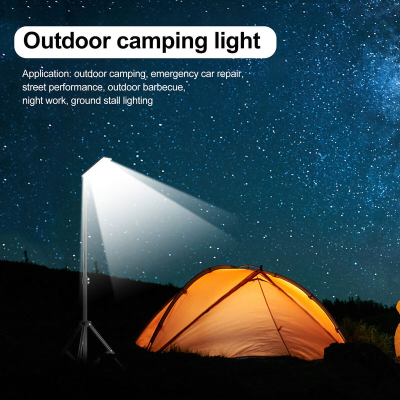 LED Work Lights with Stand for Camping Adjustable Telescoping Metal Tripod