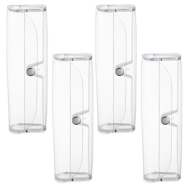 Women Transparent Portable Glasses Holder Glasses Box Plastic Eyeglasses Case
