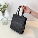 Woven Straw Totes Shoulder Bag Leather Simple Women Lady Totes Handbag Purse
