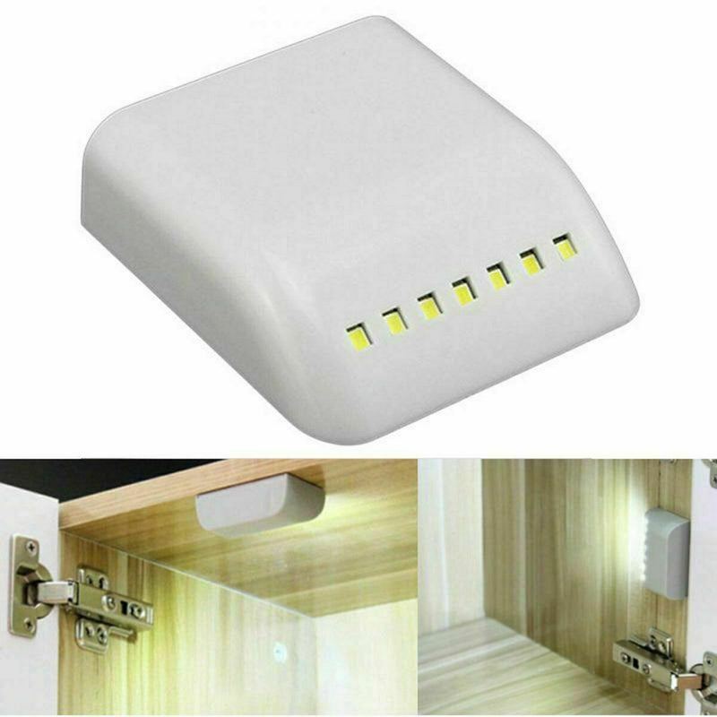 Wireless PIR Motion Sensor Night Light 7 LED Cabinet Y7Q0 S Powered Battery S2Y7