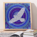 5D Full Special Shaped Drill Wall Picture DIY Flying Doves Diamond Painting Set