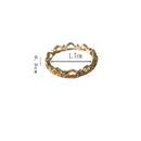 Birthday Party Sweet Women Girl Wedding Heart Ring Geometric Finger Ring Hollow