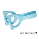 Yoga Fitness Resistance Band 8 Word Chest Expander Exercise Rope (Blue)