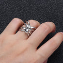 Rings Adjustable Promise Biker Simulation Animal Punk Spider Ring Halloween