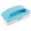 Handheld Carpet Brushes Table Sofa Bed Crumb Sweeper Roller Cleaner (Blue) Newly