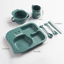 Food Supplement Bowl Children's Tableware Set Feeding Dishes Baby Dinner Plate