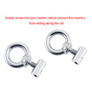 2pcs Lifting Eye Nut Fastener 304 Stainless Steel for Boat Caravan Camper A