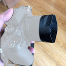 Square Metal Bayonet Lens Hood for Fuji XC35F2/XF35F2/XF23F2.