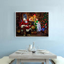 5D Diamond Painting DIY Santa Claus Cross Stitch Home Hang Decor Craft Kit