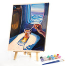 Beverage Time Canvas Paint By Numbers DIY Hand Painted Oil Drawing Kit Ornaments