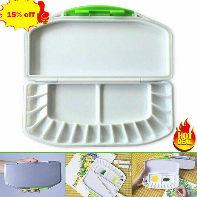 Watercolor Palette Airtight Leak-proof Art Supply For Acrylic Painting Tool S2S8