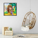DIY Full Round Drill Diamond Painting butterfly fairy Mosaic Rhinestone Art