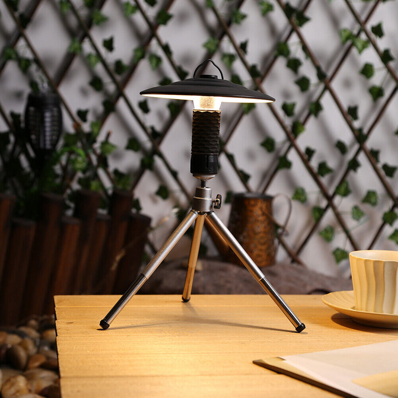 3 Modes Outdoor Tent LED Camping Lanterns Flashlight Kits with Lampshade Tripod