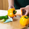 Fruit Vegetable Seed Remover Pepper Chilli Cutter Core Slicer Tool (Yellow)