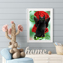 5D Diamond Painting Kit Cat Full Square Drill DIY Wall Animal Art (20x30cm)
