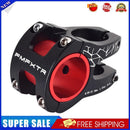 0 Degree MTB Road Bike Handlebar Stem 31.8/35mm Bicycle Riser Stems (Black)