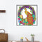 Mosaic Part Drill Special Shaped DIY Flower Peafowl Picture 5D Diamond Painting
