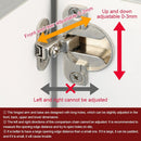 Ultra-short arm Wardrobe Inner Hinges Hardware Desk Cabinet Container Hinges