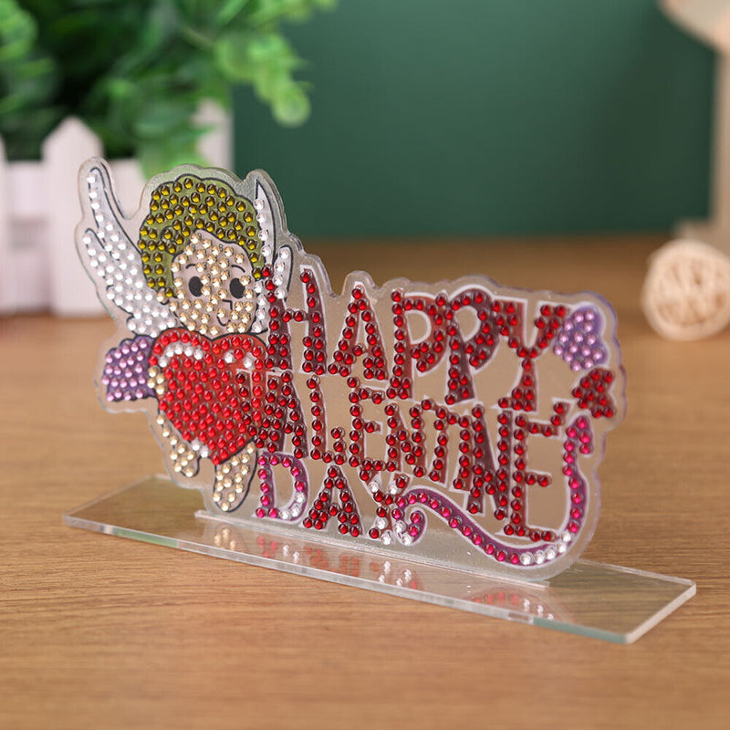 DIY Crystal Diamond Painting Valentines Day Desk Ornaments Kit (CB009)