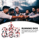 7pcs Polyhedral DND Dice RPG Multi-Sided Digital Role Playing Funny Game Toys