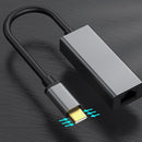 S3-8152-C Type-C to RJ45 10/100Mbps Lan Ethernet Converter for Notebook Tablet