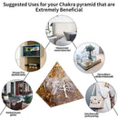 Crystal Pyramid Healing Energy Meditation Crystals Home Office Decor (F)