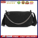 Fashion Corduroy Crossbody Bag Women Solid Color Chain Handbag Shoulder Satchel