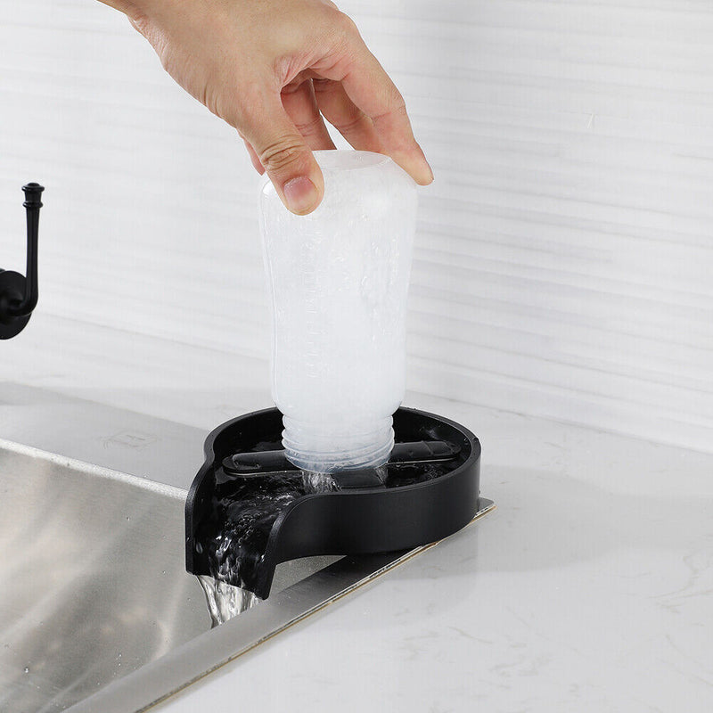 Automatic Bar Glass Rinser Cup Washer Kitchen Beer Milk Tea Cup Cleaning