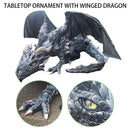 Dragon Statue Halloween Dragon Sculpture Decor Combat Dragon Gifts for Friends