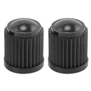 Plastic 100X Black Color Car Wheel Tire Universal Valve Stem Caps Air D  hot.