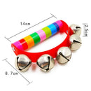 Rainbow Bell Rattles Musical Instrument Baby Shaking Bell Hand Shake Bells