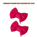 Clip Bowknot Non-Slip Potholders Pot Clips Hot Handle Holder Anti-scald Gloves