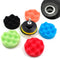8pcs/Set Car Polishing Disc Buffing Waxing Sponge Car Polisher Drill Adapter