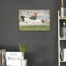 Metal Sign Plaque Tin Signs Fresh Eggs Tin Plate Art Wall Poster Home Decor