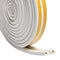 10pc Self-adhesive Soundproofing Anti Collision Window Seal Strip 10m Black