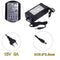 15V 5A AC to DC Power Adapter Dual Cable Converter Universal 5.5x2.1-2.5mm
