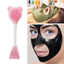 Portable DIY Silicone Stick Facial Mud Mixing Brush Exfoliating Nose Remover