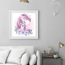 Full Drill Diamond Painting DIY Beaded Mosaic Kit Picture (p0262 Horse 1) Newly