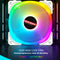 COOLMOON 120mm Small 6Pin Chassis Cooling Fan ARGB Quiet Desktop Case Radiator