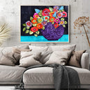 40x50cm Frameless DIY Oil Paint By Numbers Picture Home Living Room Decor Vase