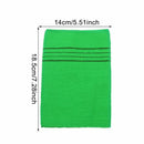 Fiber Portable Washcloth Shower Scrubber Exfoliating Bath Towel Bath Glove