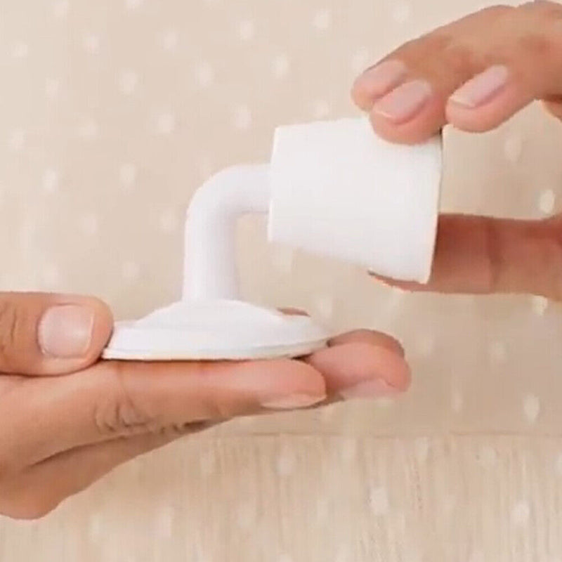 Silicone Adhesive Door Stopper Floor Protective Pad Holder Door Wall Bumper