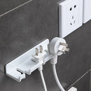 Punching Free Plug Hanger Wall-Mounted Toothbrush Bathroom Holder (White) Newly