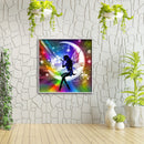 5D DIY Spirits on the Moon Diamond Painting Full Round Drill Picture Decor