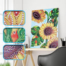 5D DIY Special Shaped Diamond Painting Cross Stitch Kit (D1022 Sunflower)