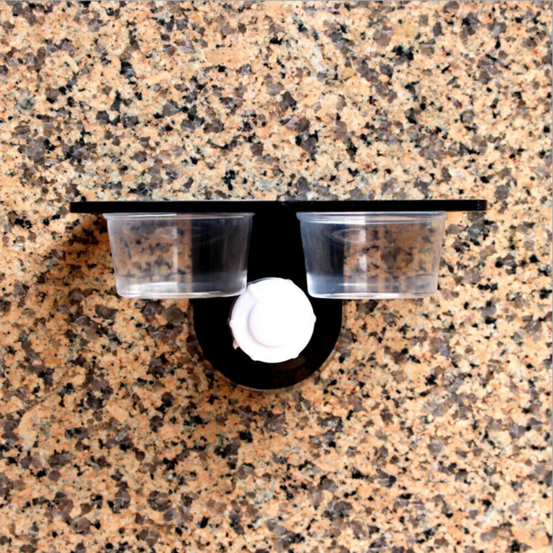 Reptile Dual Purpose Water Food Pot Gecko Bread Insect Feeding Bowl (B)