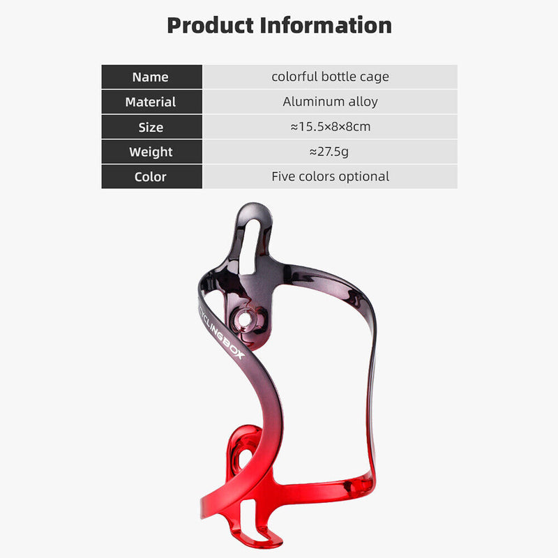 #A Gradient Bicycle Bottle Cage Outdoor Water Bottle Bracket for MTB Mountain Bi